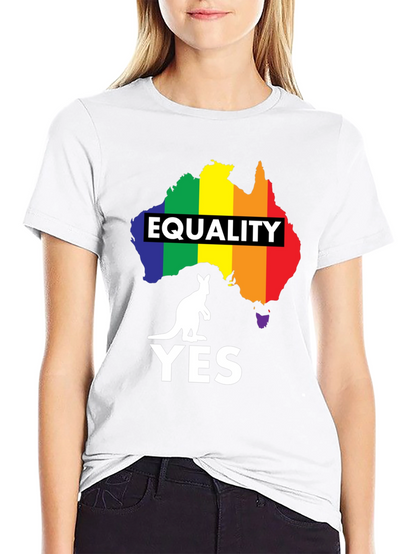 Camiseta Igualdad Australia LGBTQ+ Sí
