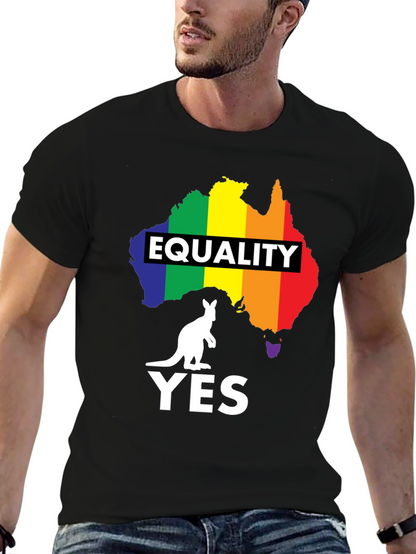 Camiseta Igualdad Australia LGBTQ+ Sí