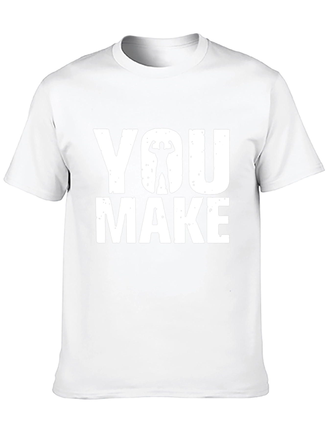 Camiseta Negra YOU MAKE ME Gimnasio