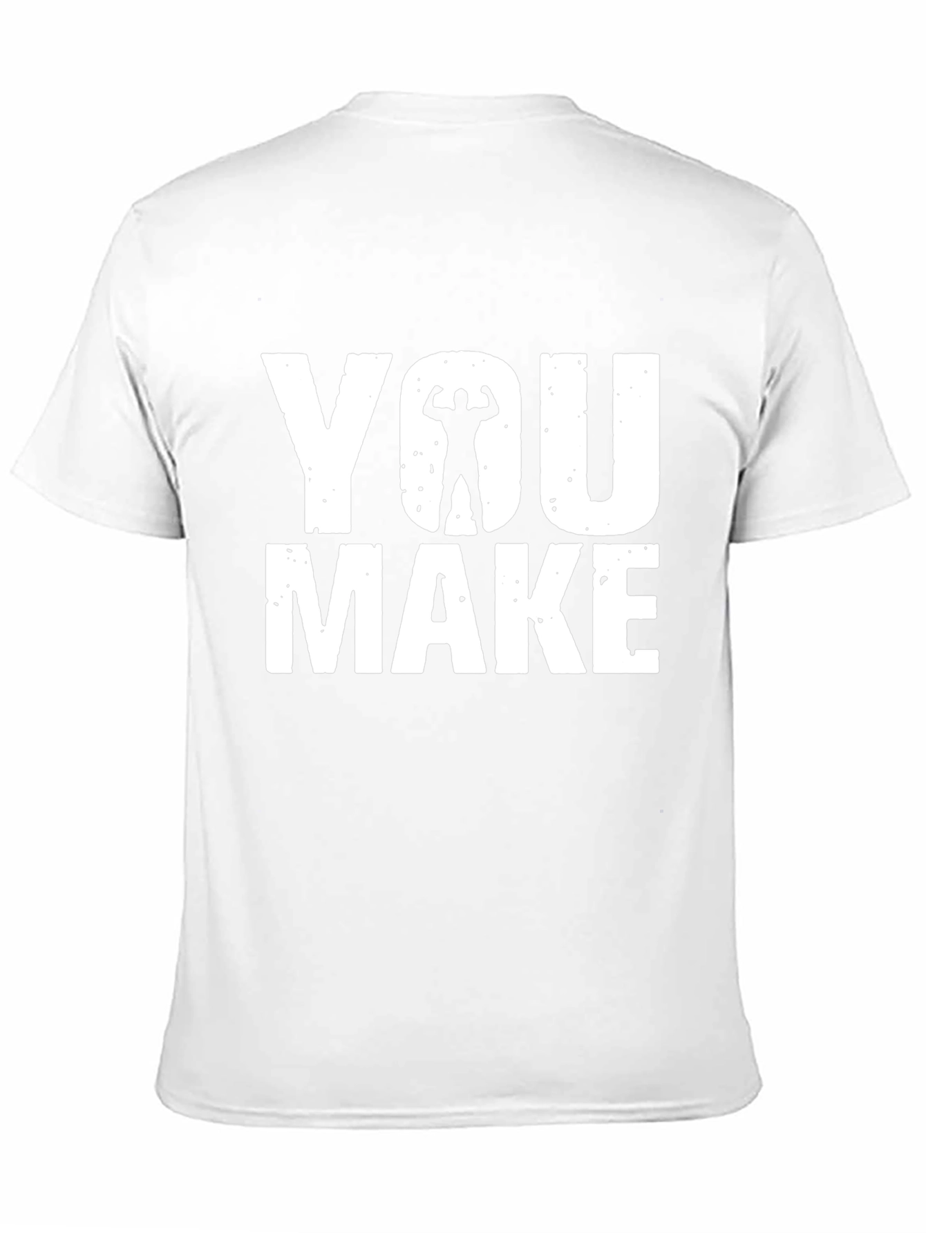Camiseta Negra YOU MAKE ME Gimnasio