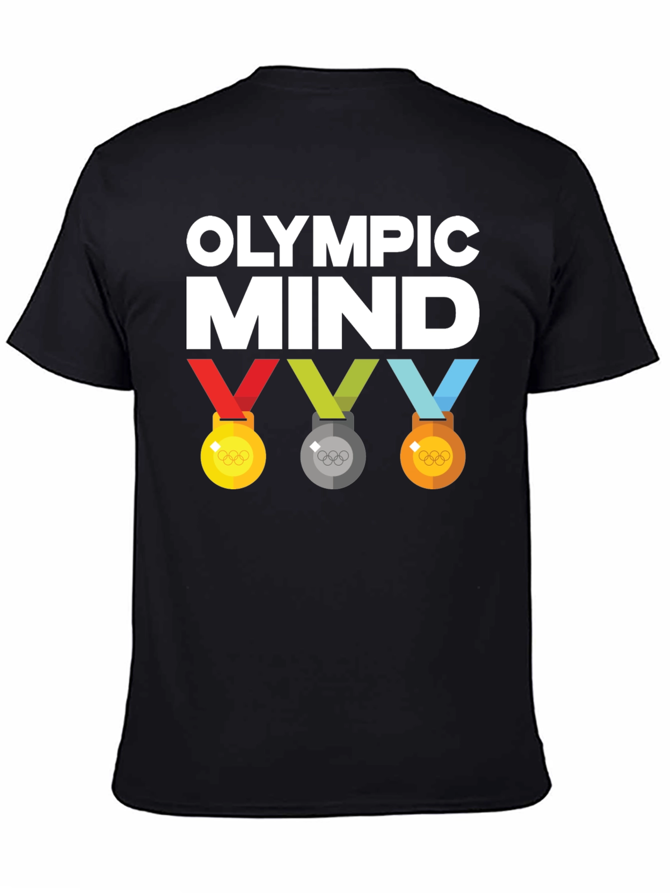 Camiseta Mente Olímpica Negra