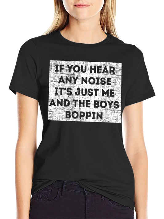 Camiseta Negra Si Oyes Ruido