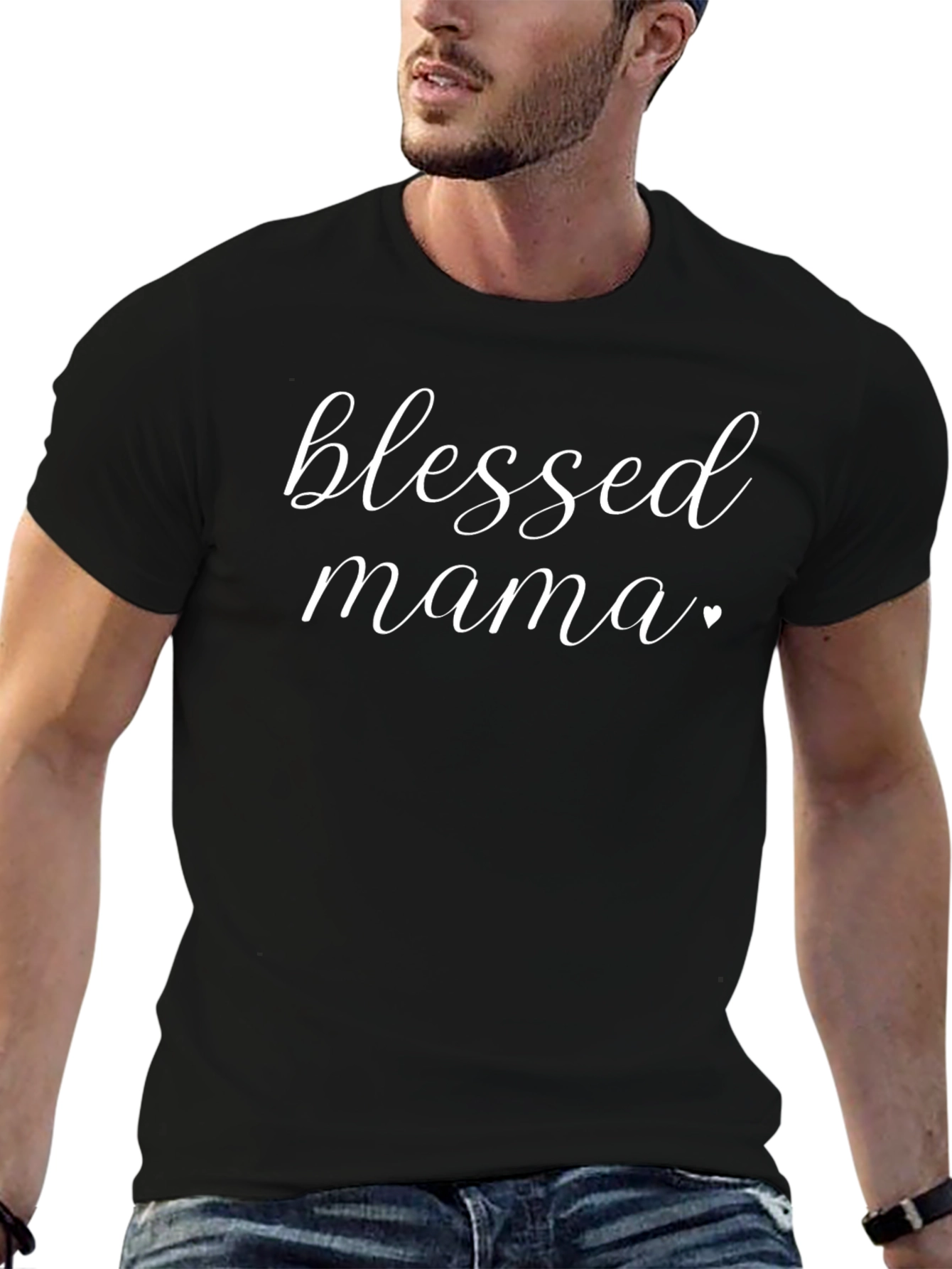 Camiseta Negra Blessed Mama