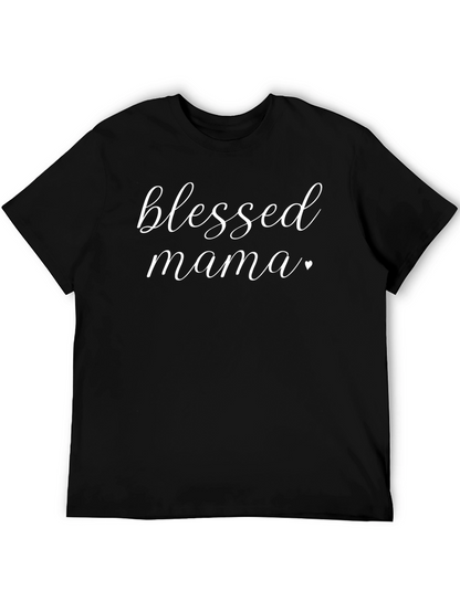 Camiseta Negra Blessed Mama