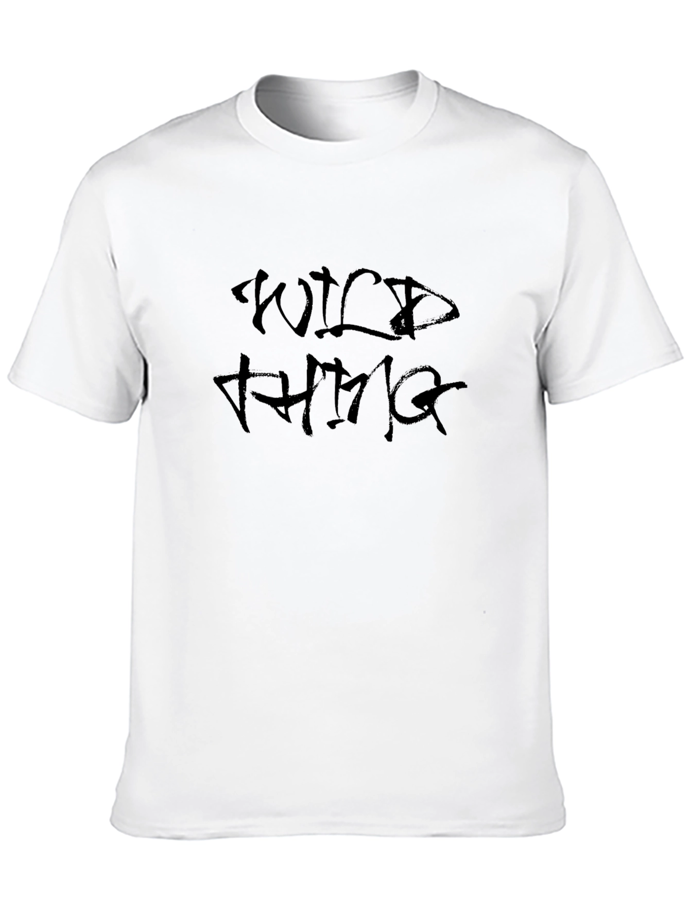 Camiseta Negra Wild Thing Urbana y Casual