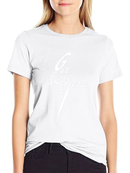 Camiseta Negra: Dios Bendiga América