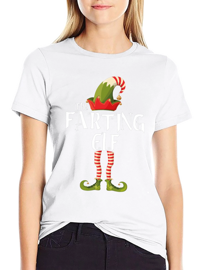 Camiseta Elfo Pedorro Divertida