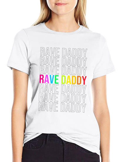 Camiseta Negra Rave Daddy para Hombre