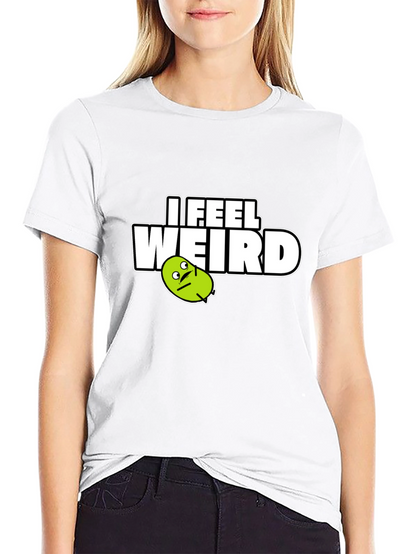 Camiseta Negra I Feel Weird para Hombre