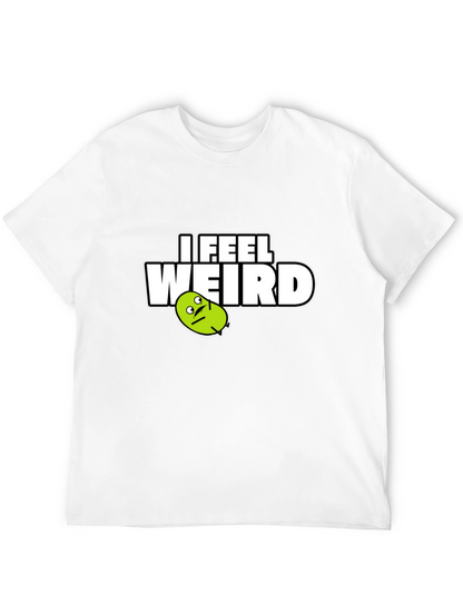 Camiseta Negra I Feel Weird para Hombre
