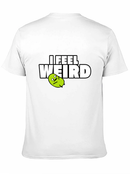 Camiseta Negra I Feel Weird para Hombre