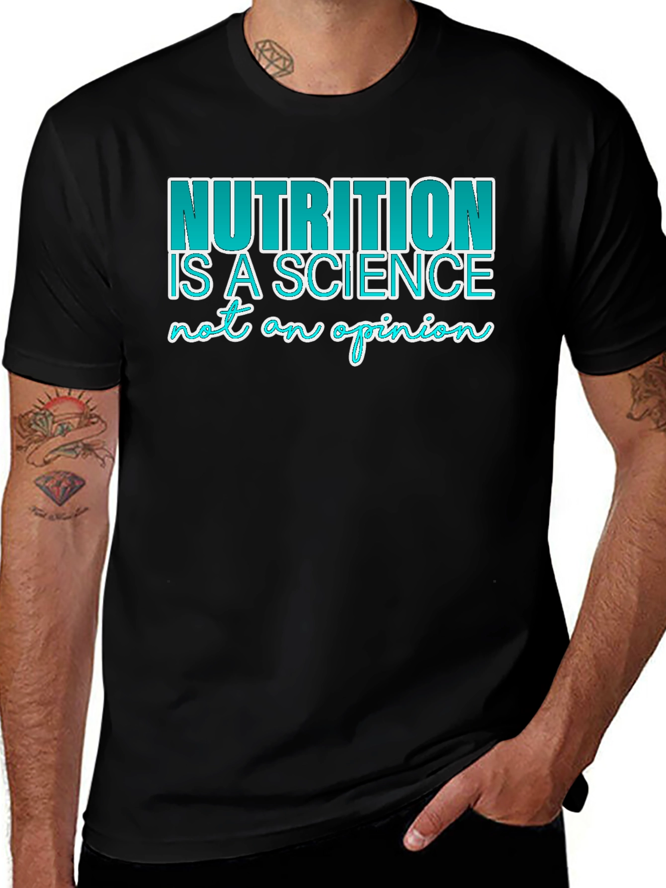Camiseta Negra: Nutrición Ciencia y Opinión