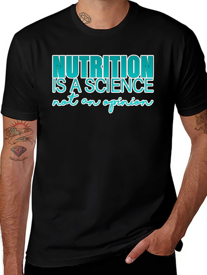 Camiseta Negra: Nutrición Ciencia y Opinión