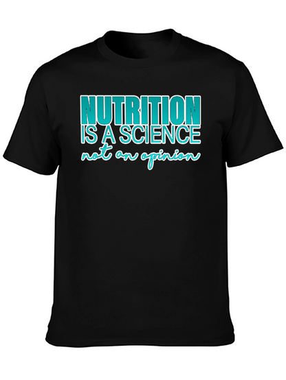 Camiseta Negra: Nutrición Ciencia y Opinión