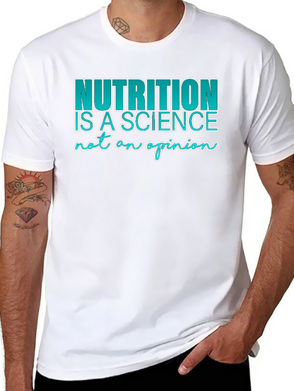 Camiseta Negra: Nutrición Ciencia y Opinión