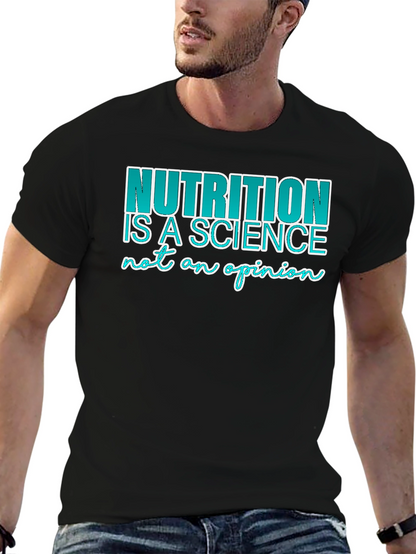 Camiseta Negra: Nutrición Ciencia y Opinión