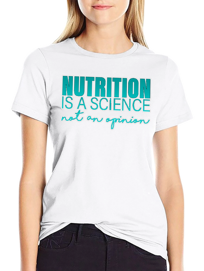 Camiseta Negra: Nutrición Ciencia y Opinión