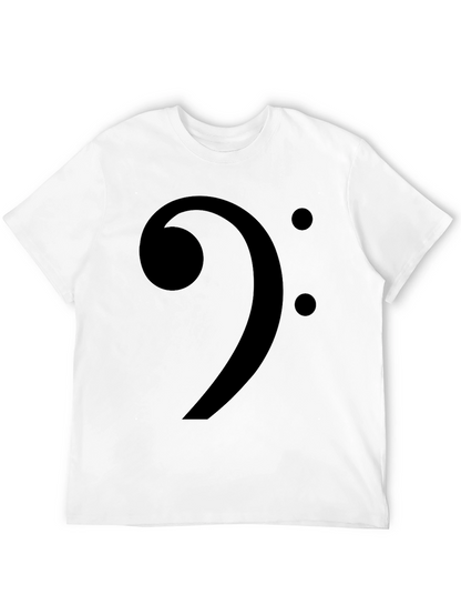 Camiseta Negra Clave de Fa Música