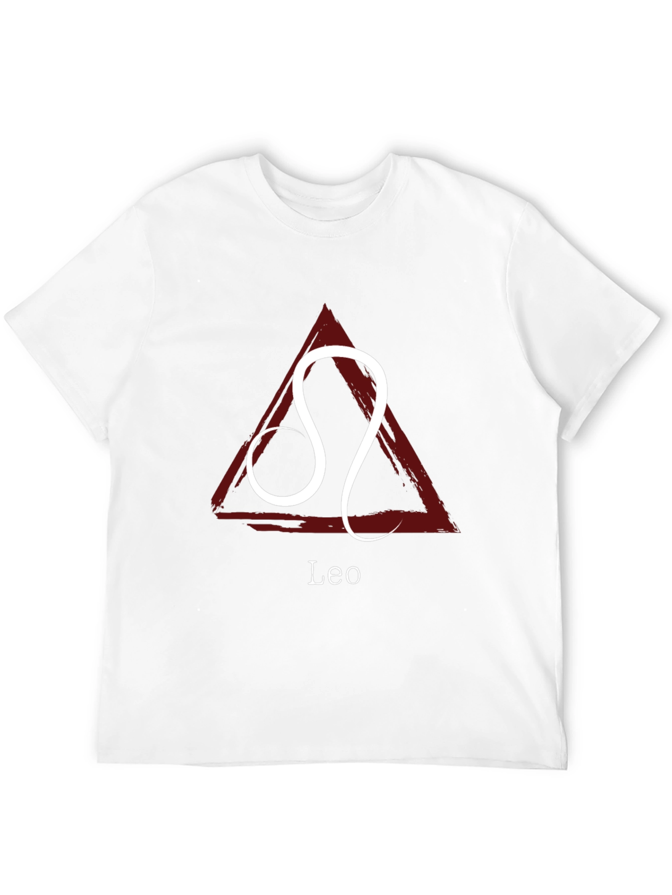 Camiseta Negra con Signo Zodiacal Leo