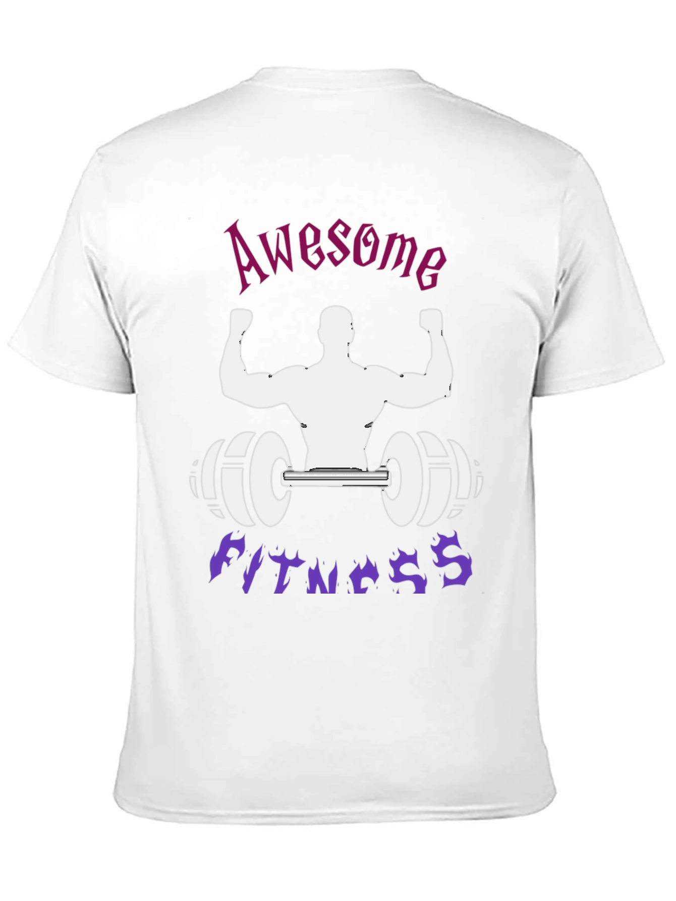 Camiseta Negra: ¡Awesome Fitness!