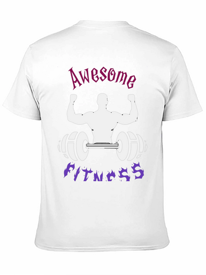 Camiseta Negra: ¡Awesome Fitness!