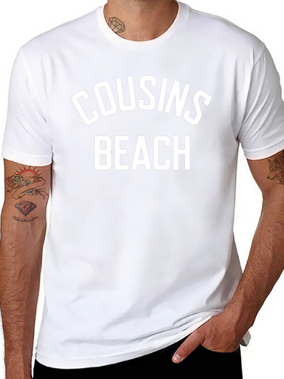 Camiseta Cousins Beach Negra Casual Unisex