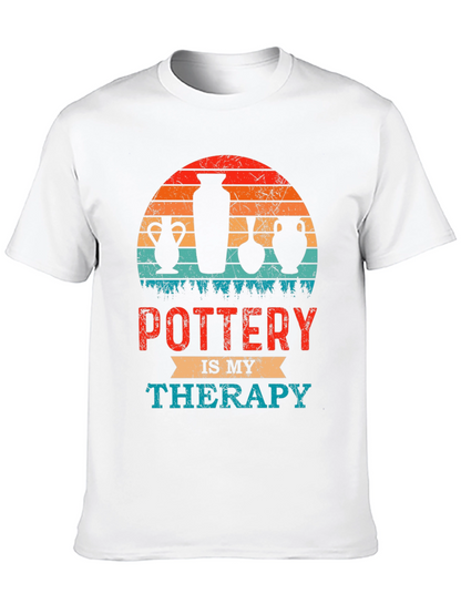 Camiseta Pottery Is My Therapy Estilo Retro