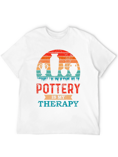 Camiseta Pottery Is My Therapy Estilo Retro