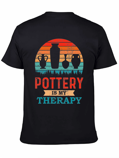 Camiseta Pottery Is My Therapy Estilo Retro