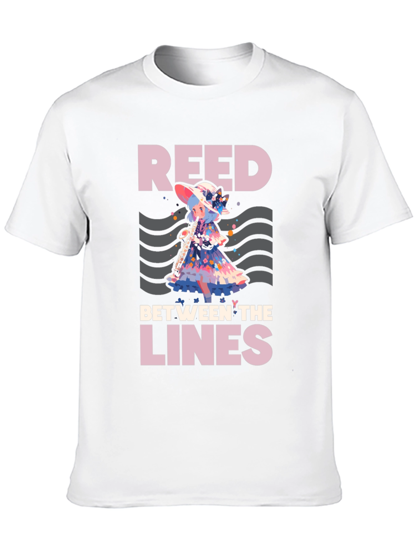 Camiseta Negra: Reed Between the Lines