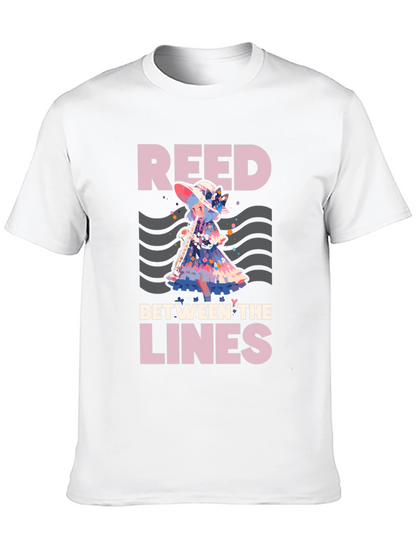 Camiseta Negra: Reed Between the Lines