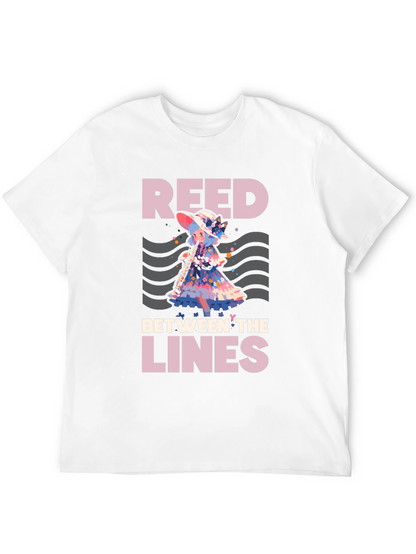 Camiseta Negra: Reed Between the Lines