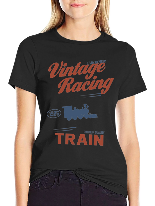 Camiseta Vintage Racing Train Team