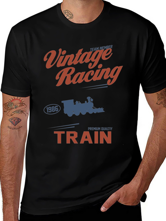 Camiseta Vintage Racing Train Team