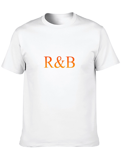 Camiseta Negra R&B para Hombre - Estilo Urbano