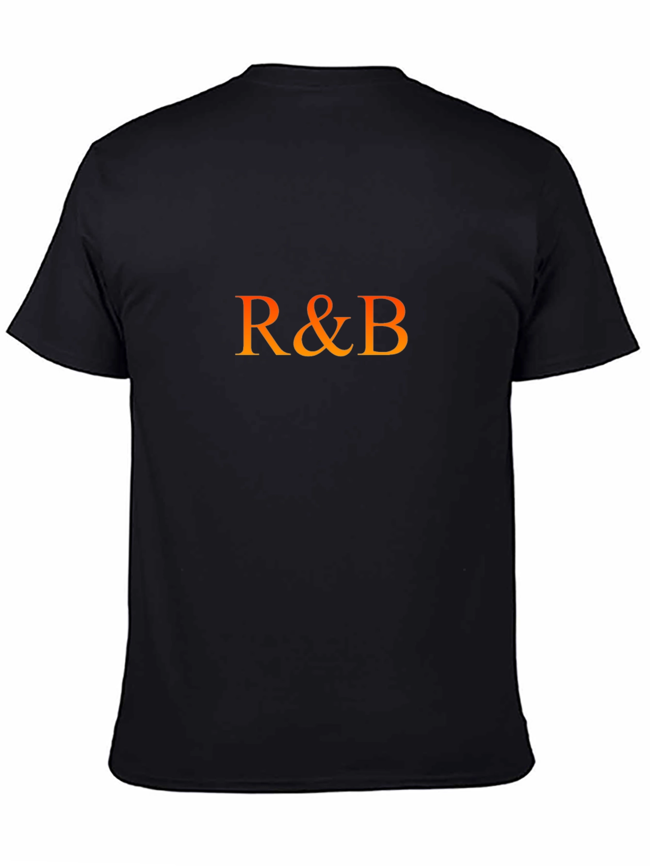 Camiseta Negra R&B para Hombre - Estilo Urbano