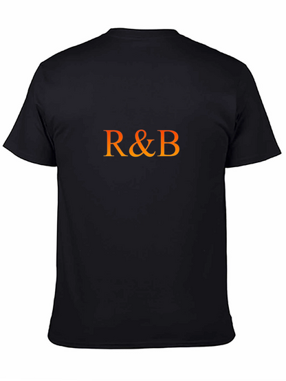 Camiseta Negra R&B para Hombre - Estilo Urbano