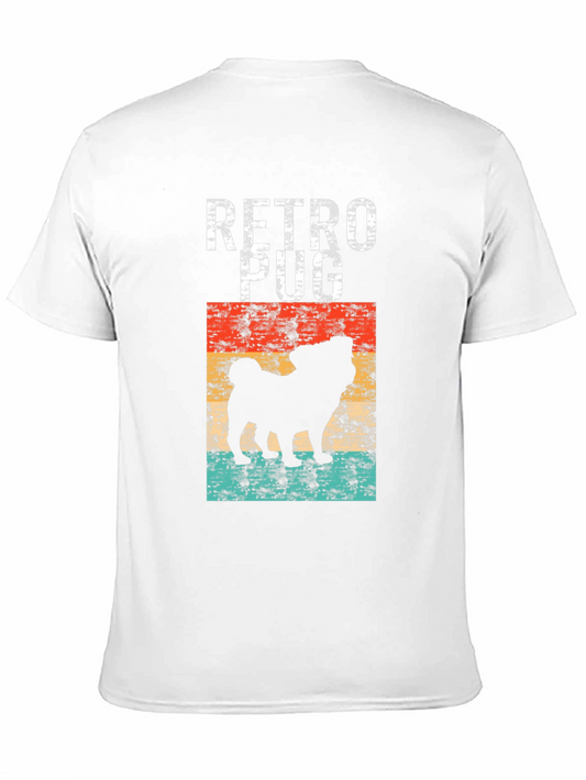 Camiseta Retro Pug - Diseño Vintage para Amantes de los Pugs
