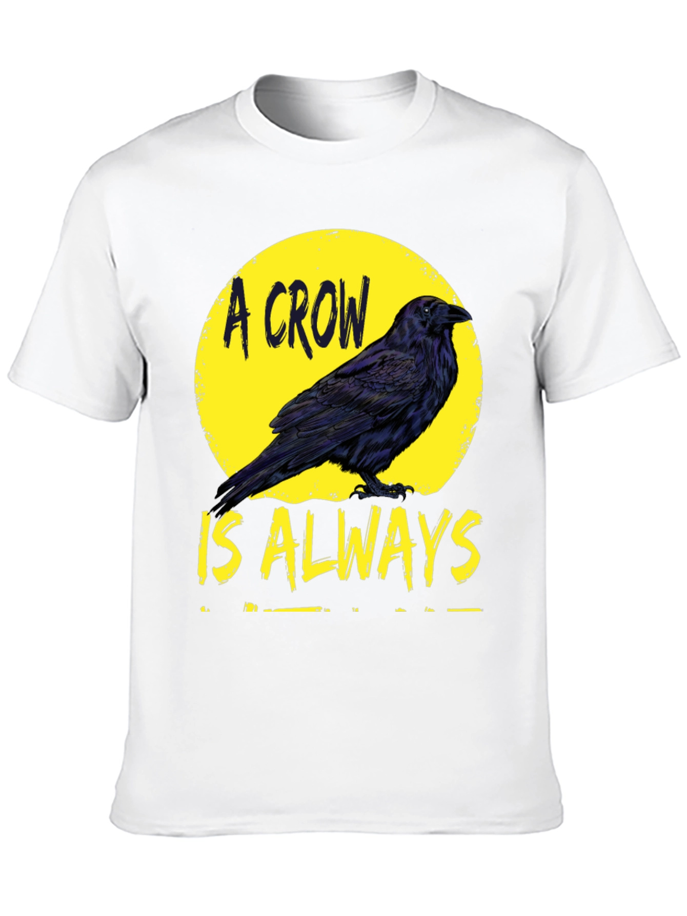 Camiseta Negra A Crow Is Always