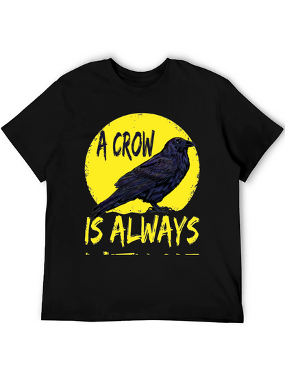 Camiseta Negra A Crow Is Always