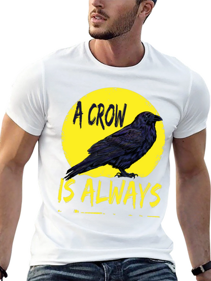 Camiseta Negra A Crow Is Always
