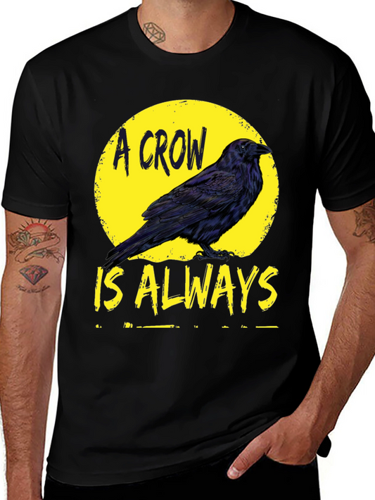 Camiseta Negra A Crow Is Always