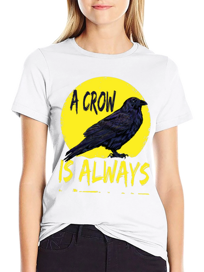 Camiseta Negra A Crow Is Always