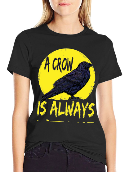 Camiseta Negra A Crow Is Always