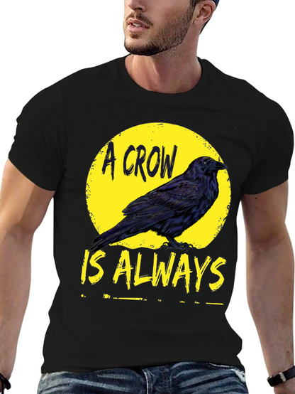 Camiseta Negra A Crow Is Always