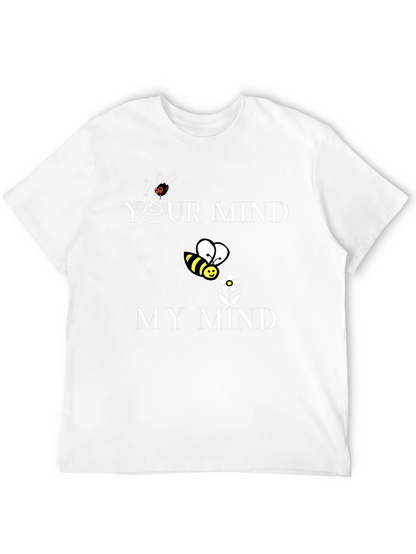 Camiseta Hombre Tu Mente/Mi Mente Algodón Casual