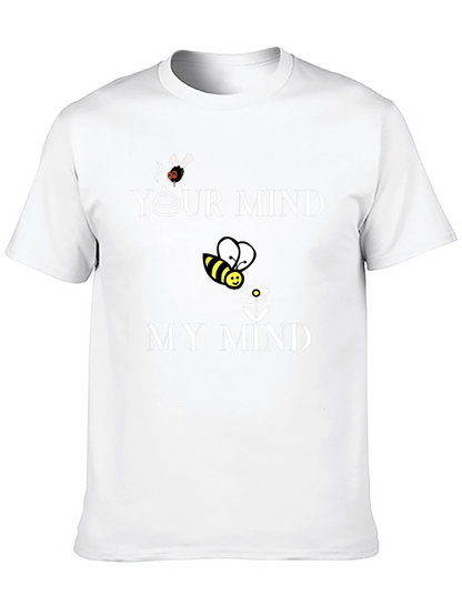 Camiseta Hombre Tu Mente/Mi Mente Algodón Casual