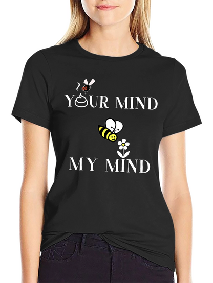 Camiseta Hombre Tu Mente/Mi Mente Algodón Casual