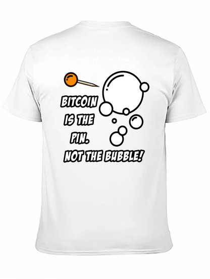 Camiseta Bitcoin: La aguja no la burbuja