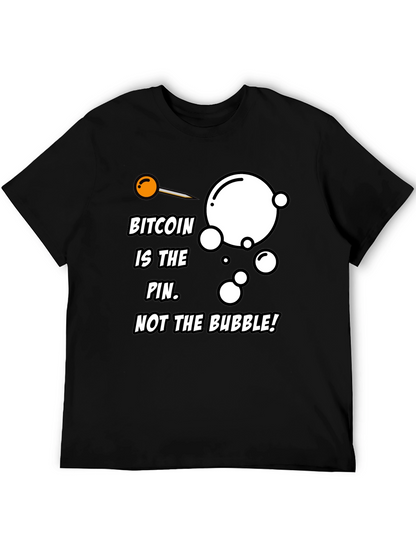 Camiseta Bitcoin: La aguja no la burbuja
